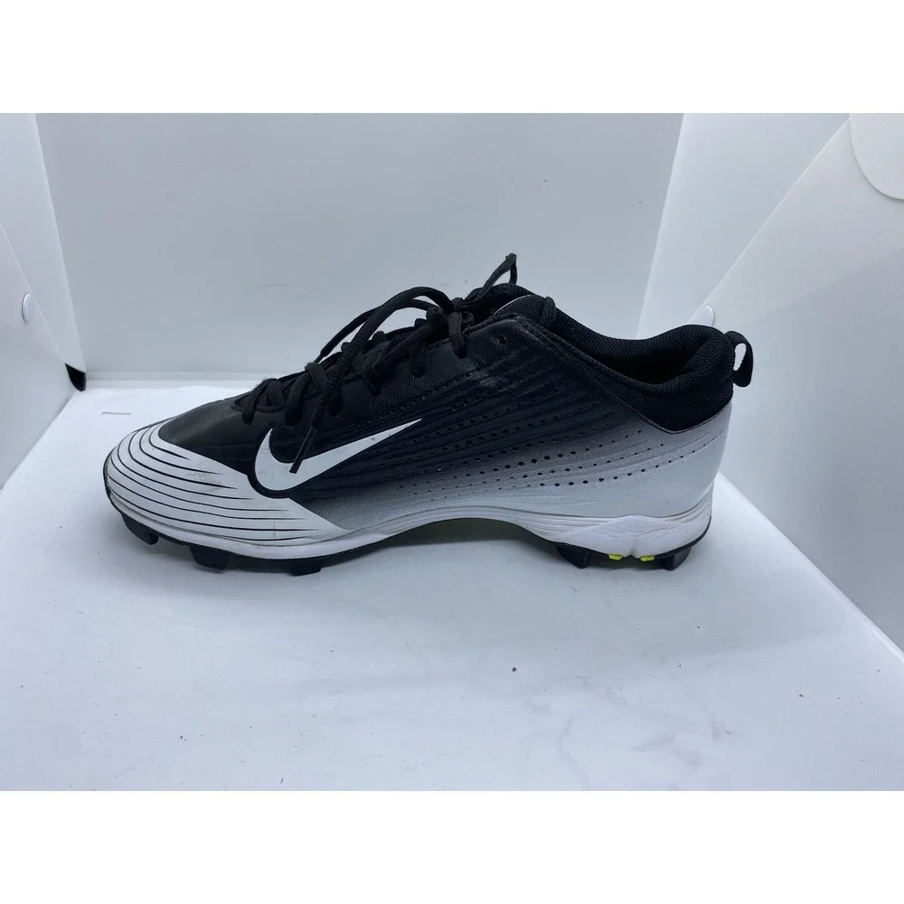 Nike Vapor Baseball Cleats Black White 707442-010 Mens 10.5